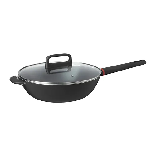 BESINNING - wok with lid, non-stick coating, 30 cm | IKEA Taiwan Online - PE810526_S4
