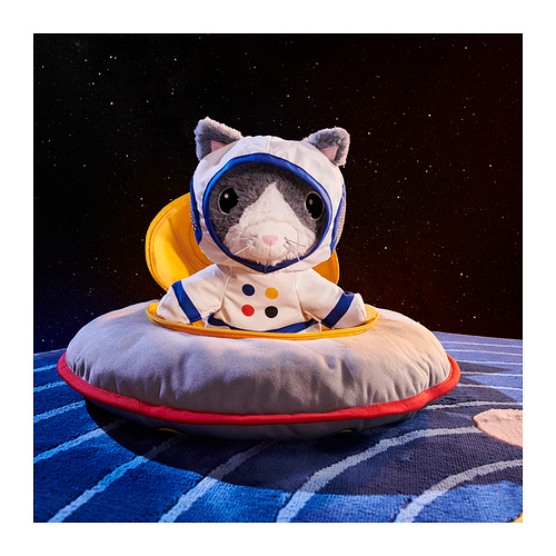 AFTONSPARV soft toy with astronaut suit