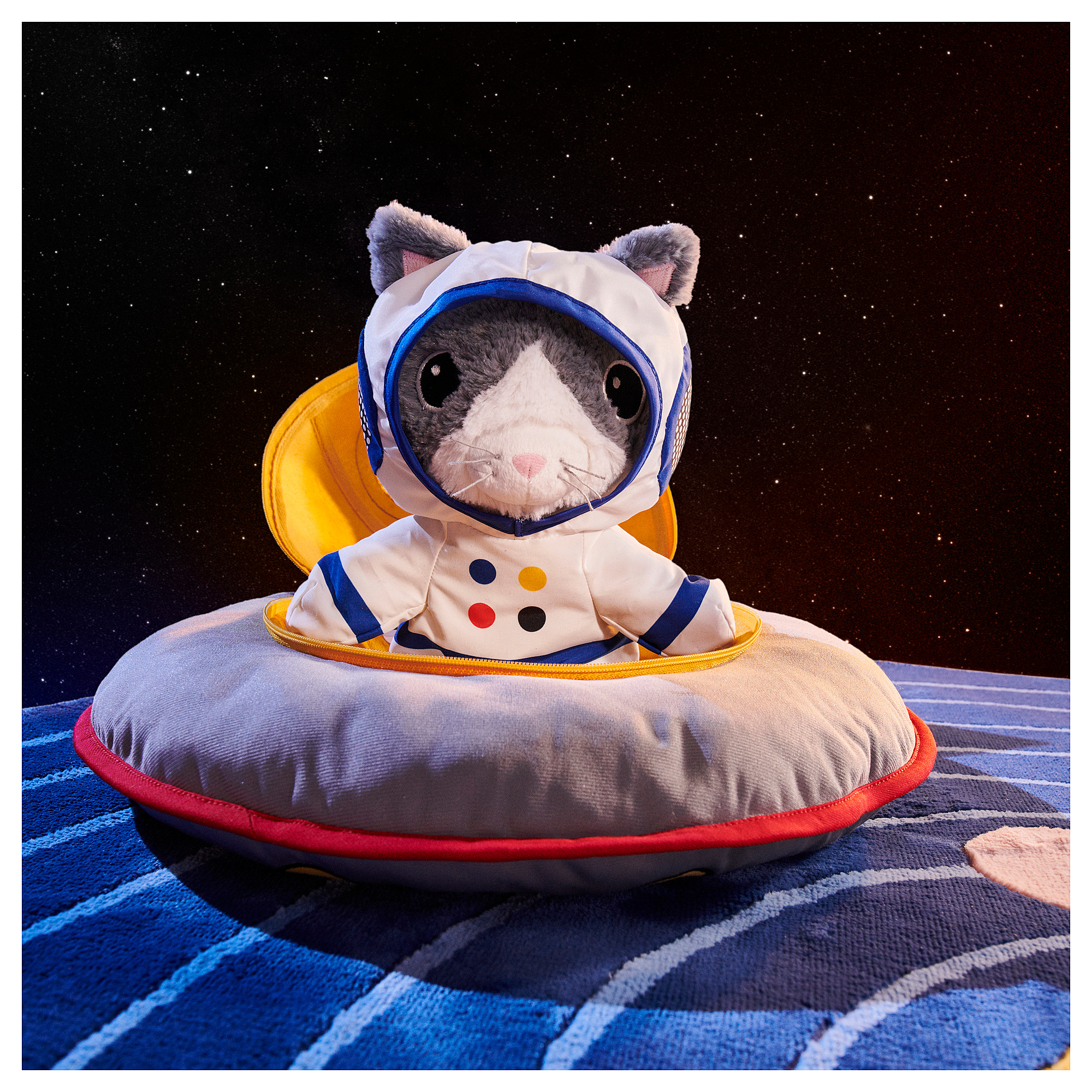 AFTONSPARV soft toy with astronaut suit