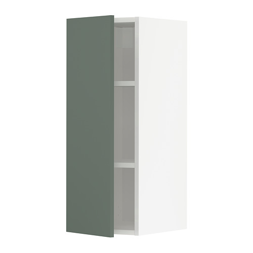 METOD wall cabinet with shelves