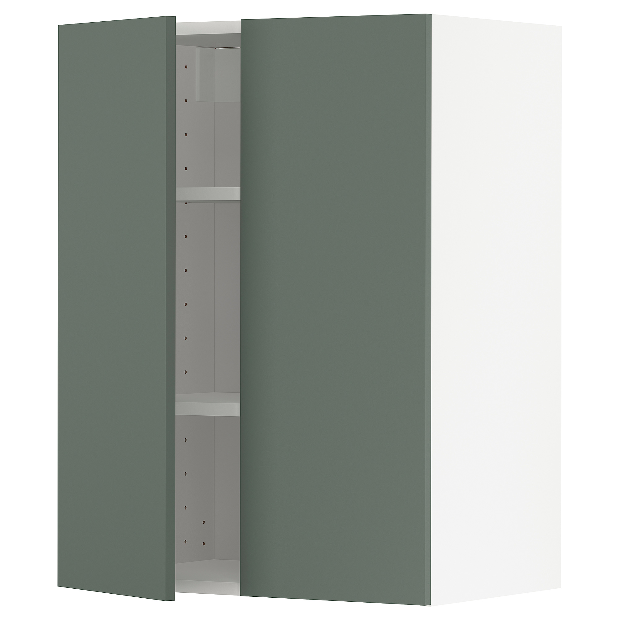 METOD wall cabinet with shelves/2 doors