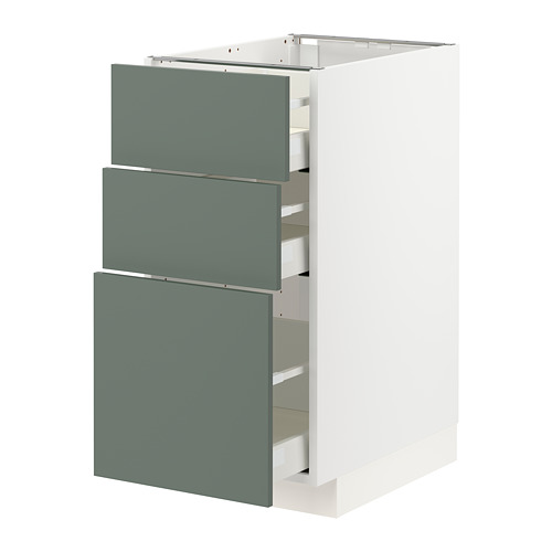 METOD/MAXIMERA base cabinet with 3 drawers