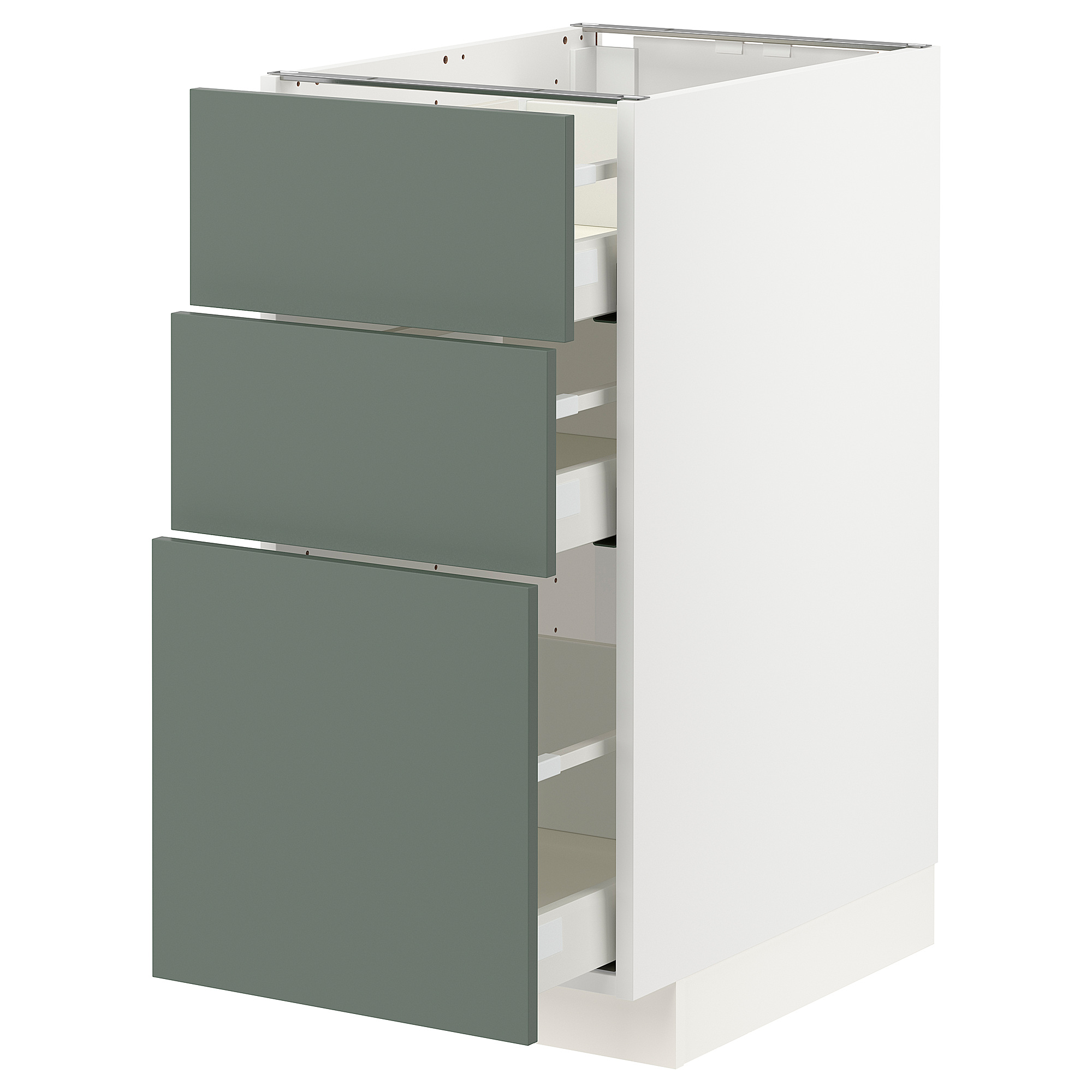 METOD/MAXIMERA base cabinet with 3 drawers