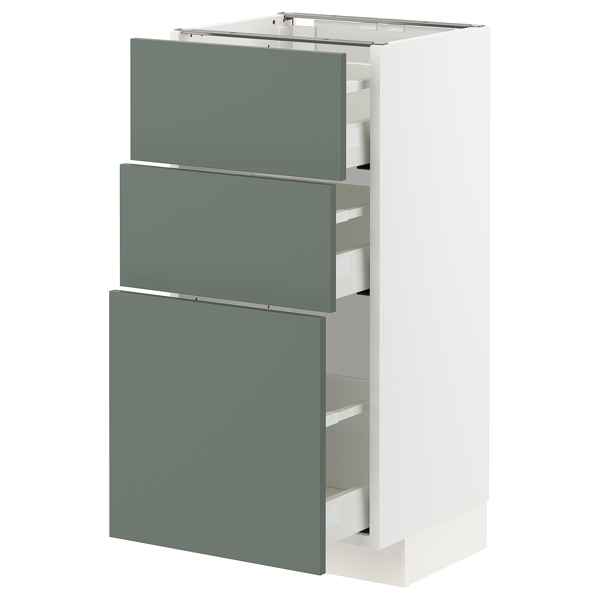 METOD/MAXIMERA base cabinet with 3 drawers