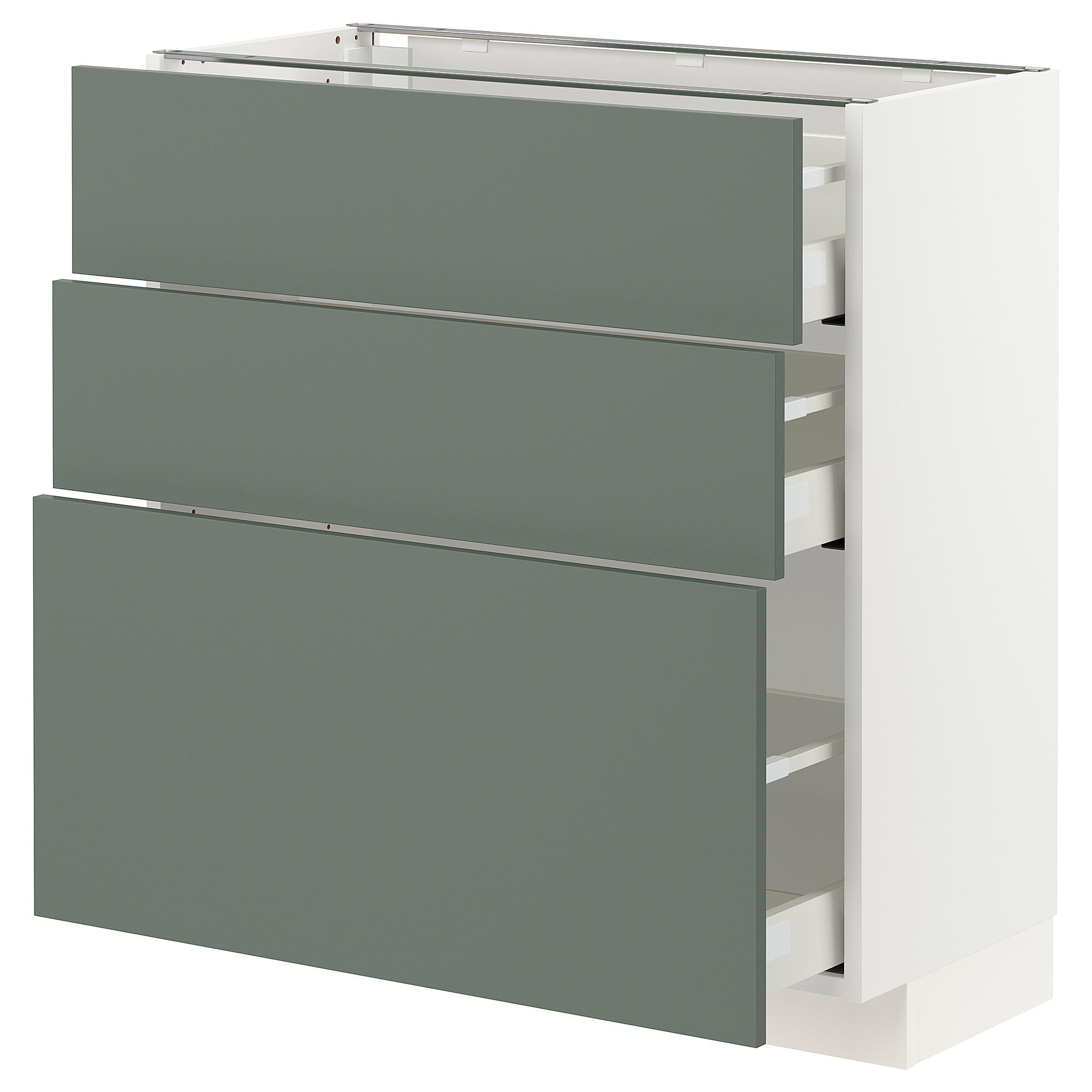 METOD/MAXIMERA base cabinet with 3 drawers