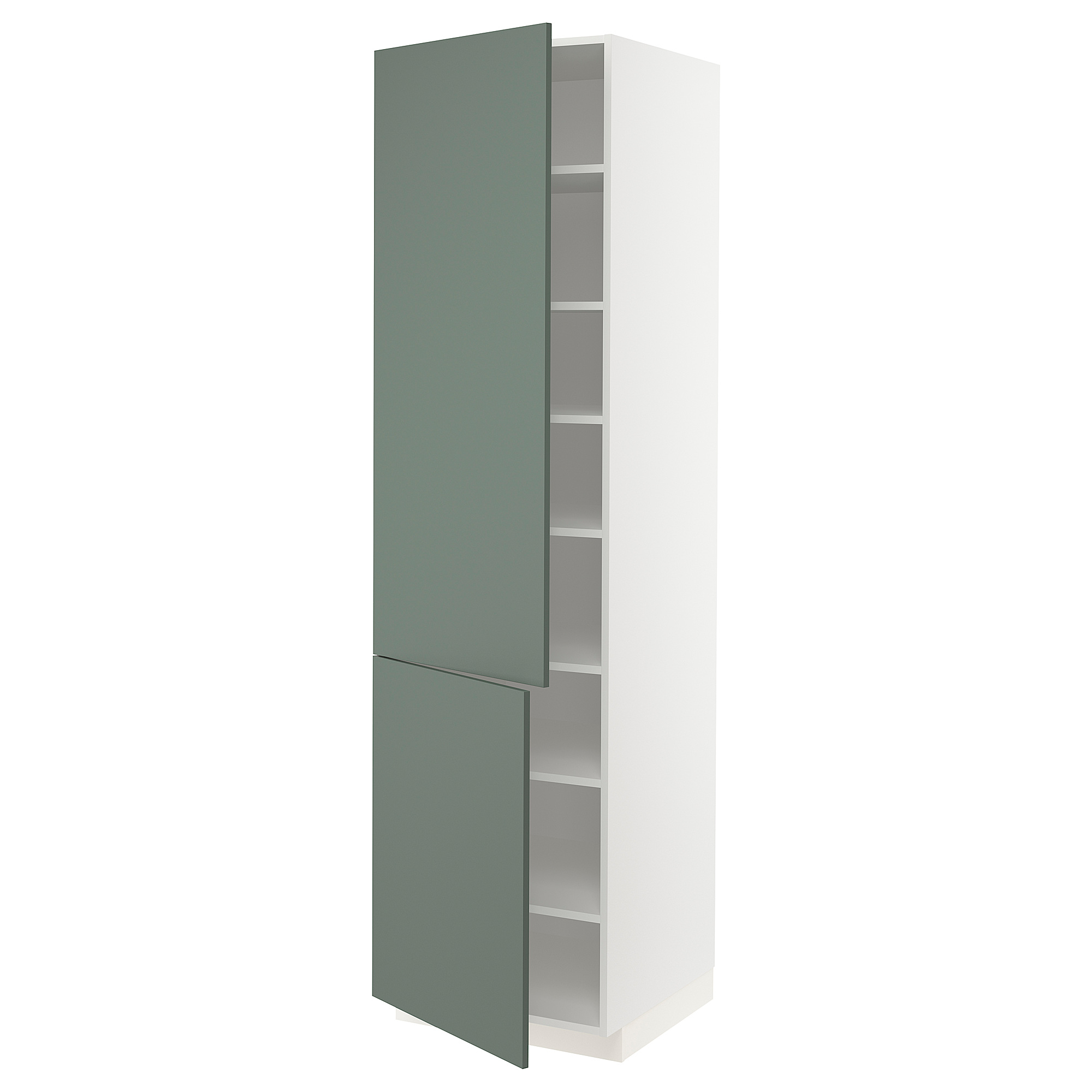 METOD high cabinet with shelves/2 doors