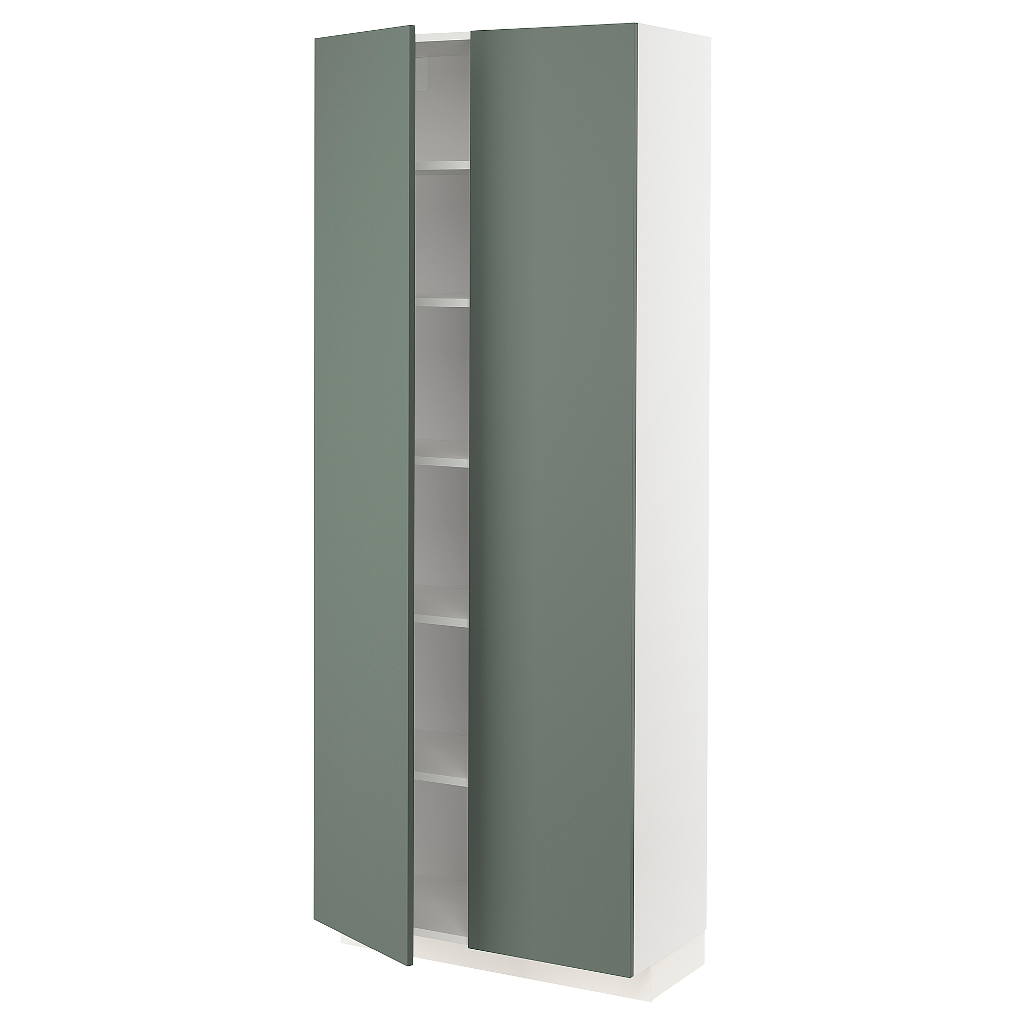 METOD high cabinet with shelves