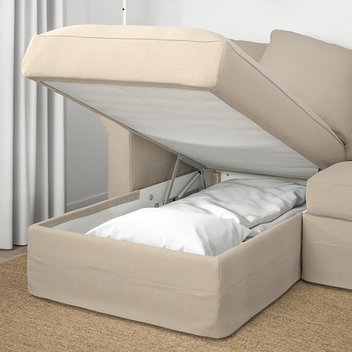 GRÖNLID - sleeper sofa with chaise | IKEA Taiwan Online - PE669708_S4
