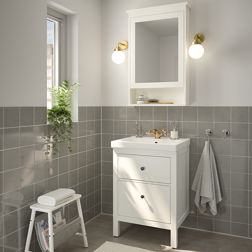 HEMNES/ODENSVIK bathroom furniture, set of 4