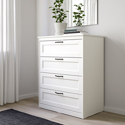 SONGESAND - chest of 4 drawers, brown | IKEA Taiwan Online - PE658950_S3