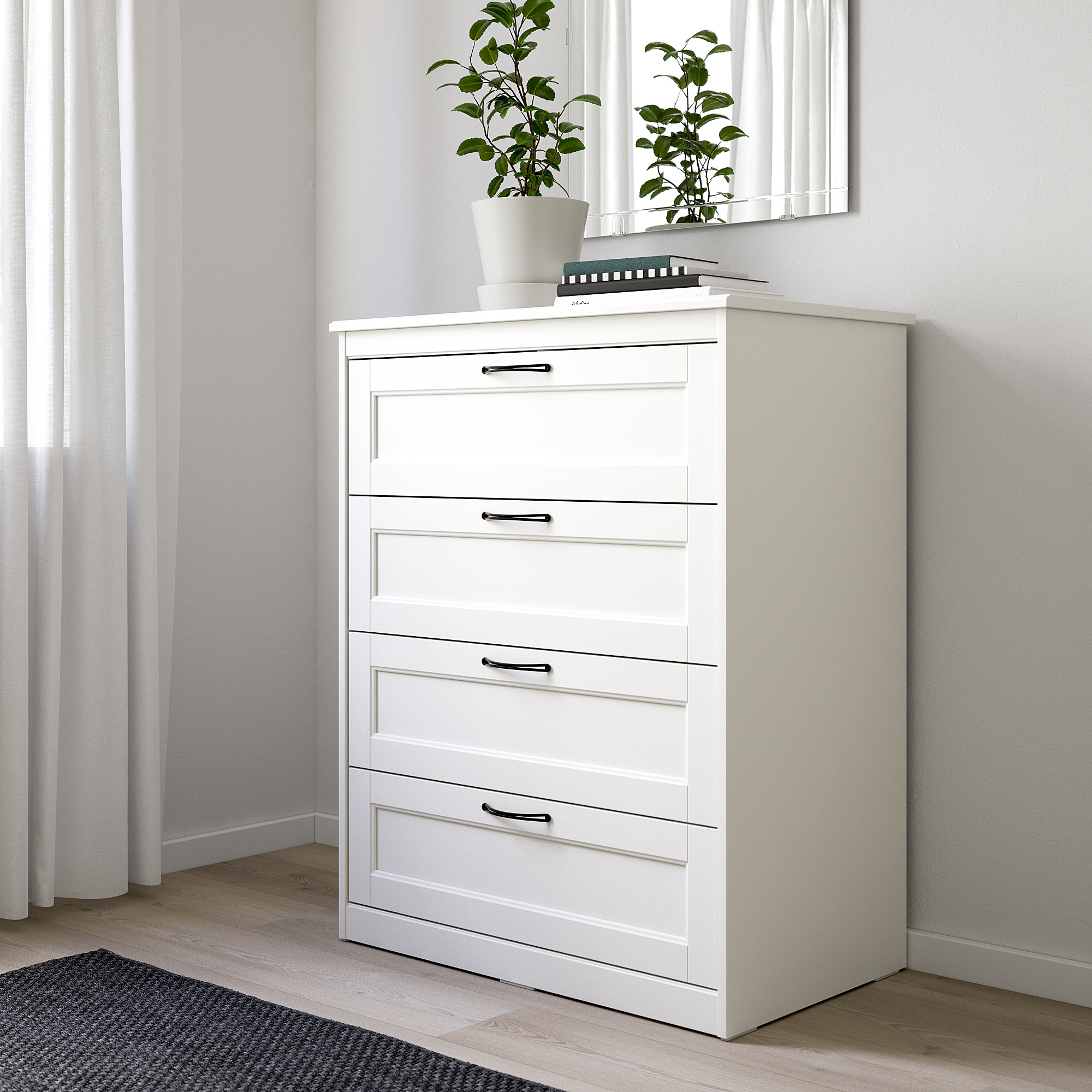 SONGESAND chest of 4 drawers