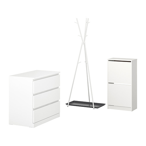 BISSA/EKRAR hallway furniture, set of 4