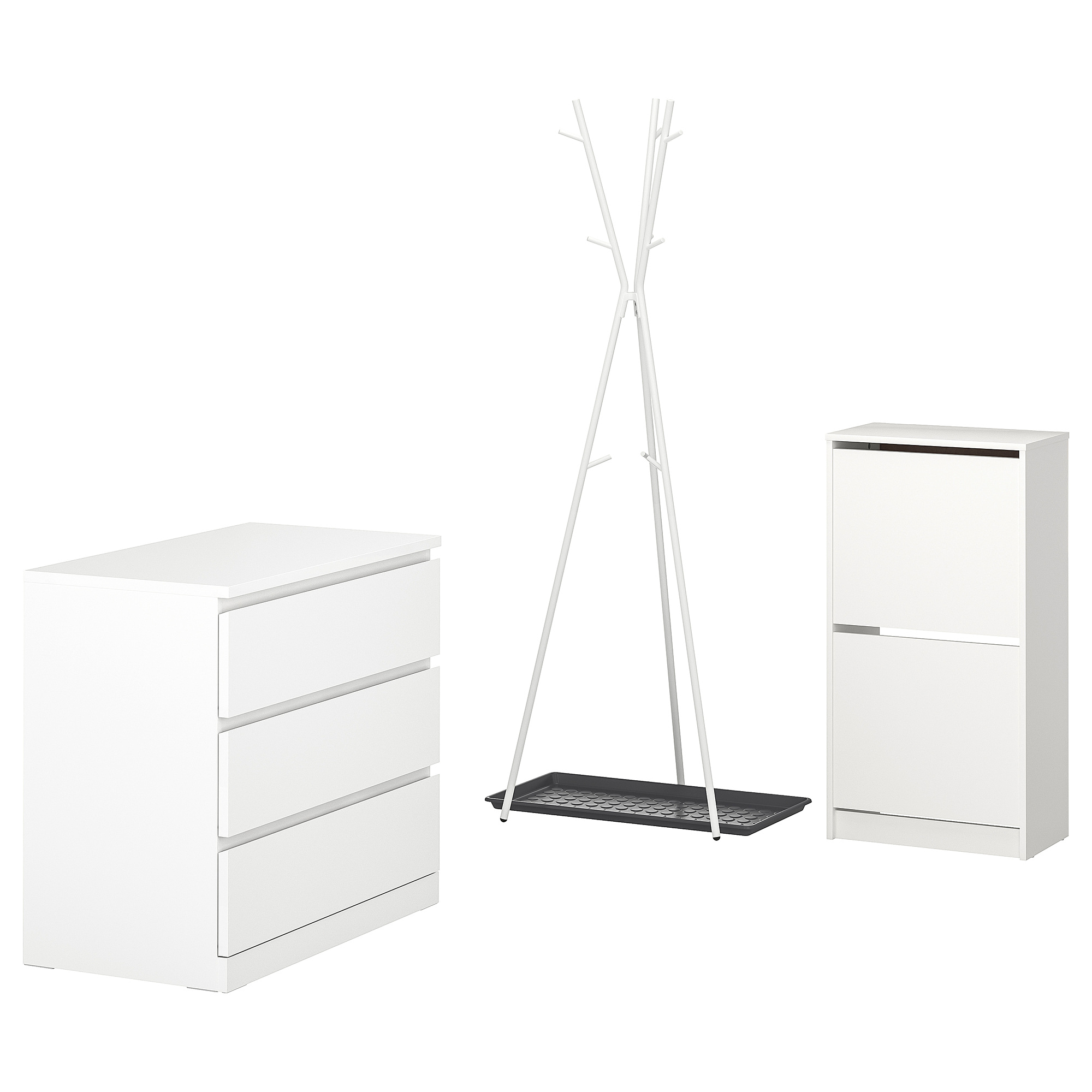 BISSA/EKRAR hallway furniture, set of 4