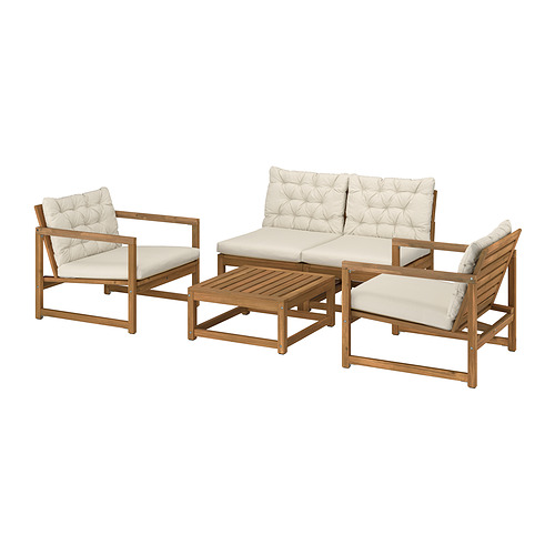 NÄMMARÖ 4-seat conversation set, outdoor