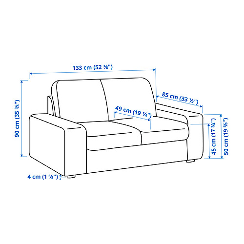 KIVIK 小雙人座沙發