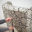 STRANDMON slipcover for wing chair