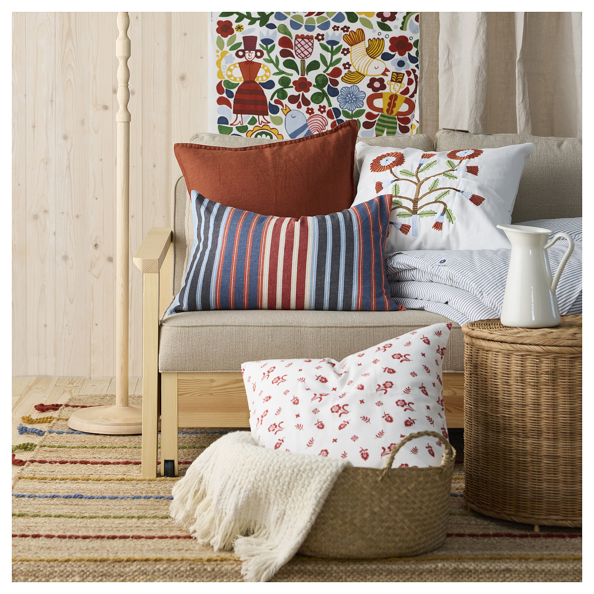 RAKLEV rug, flatwoven