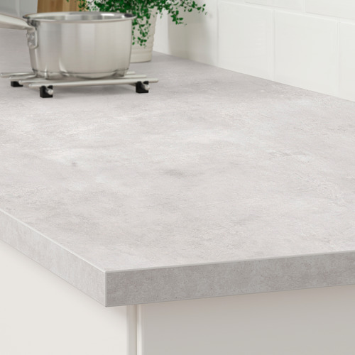 EKBACKEN - worktop, light grey concrete effect/laminate | IKEA Taiwan Online - PE681897_S4