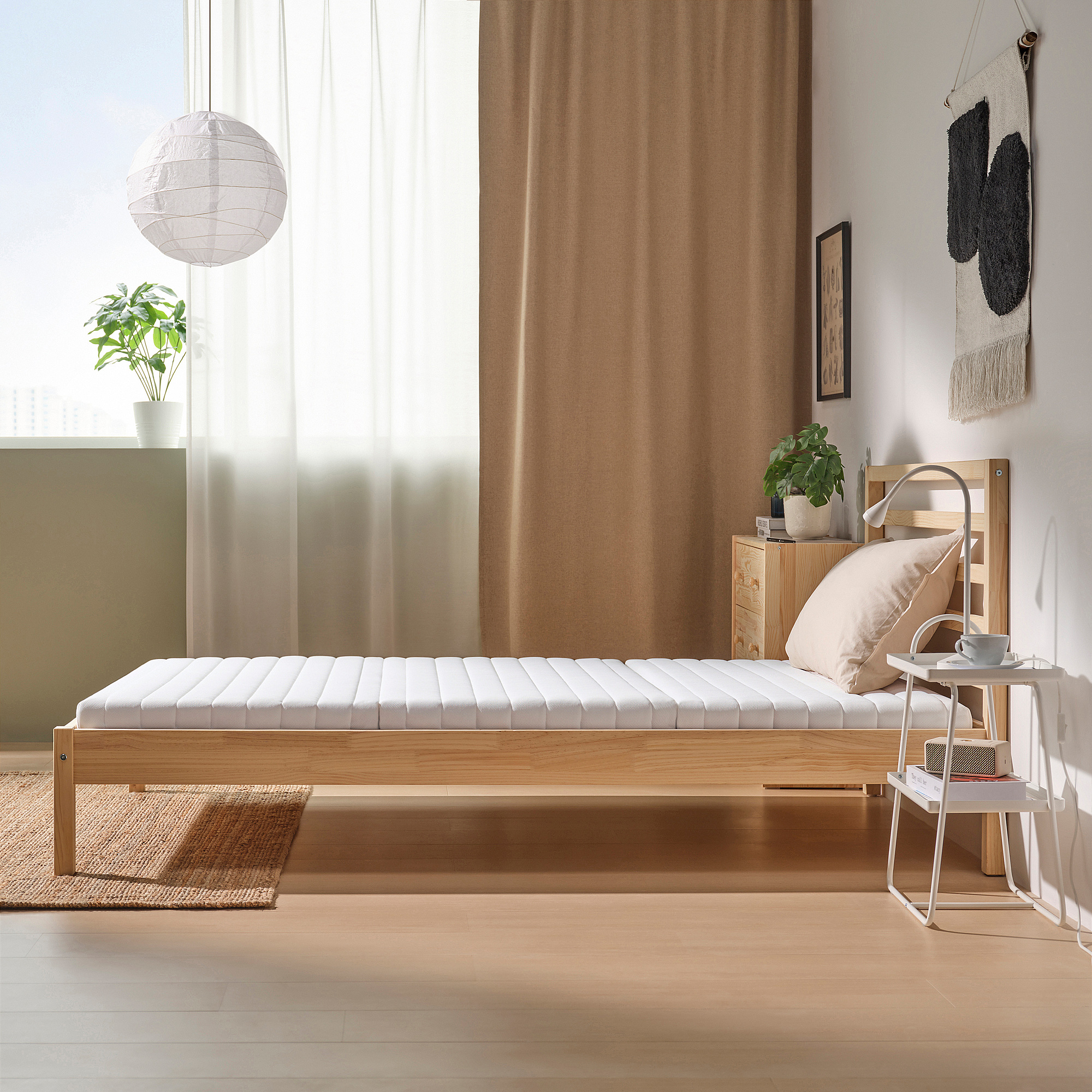 ÅNNFJÄLLET 椰殼纖維折疊床墊