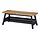 SKOGSTA - bench with storage, acacia/black, 120 cm | IKEA Taiwan Online - PE996533_S1