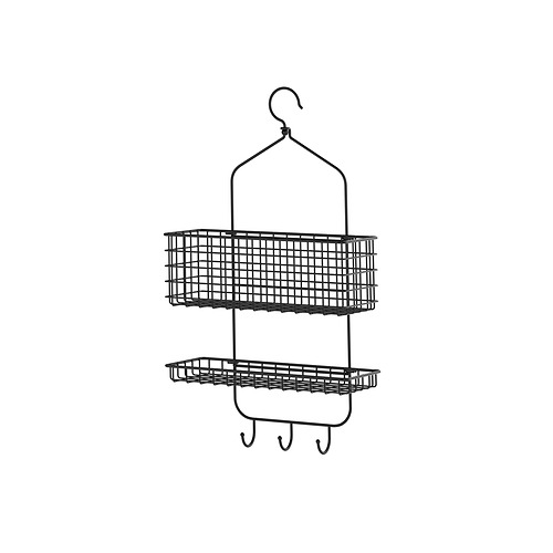BLECKSJÖN - shower hanger, two tiers, black | IKEA Taiwan Online - PE896440_S4