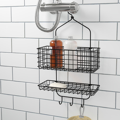 BLECKSJÖN shower hanger, two tiers