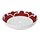 KUNGSTIGER - dumpling plate with strainer, red/flower | IKEA Taiwan Online - PE853919_S1