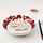 KUNGSTIGER - dumpling plate with strainer, red/flower | IKEA Taiwan Online - PE853929_S1