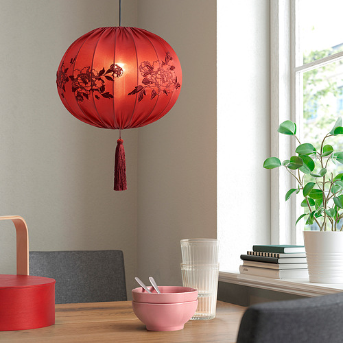 KUNGSTIGER - 吊燈罩, 紅色 | IKEA 線上購物 - PE853931_S4