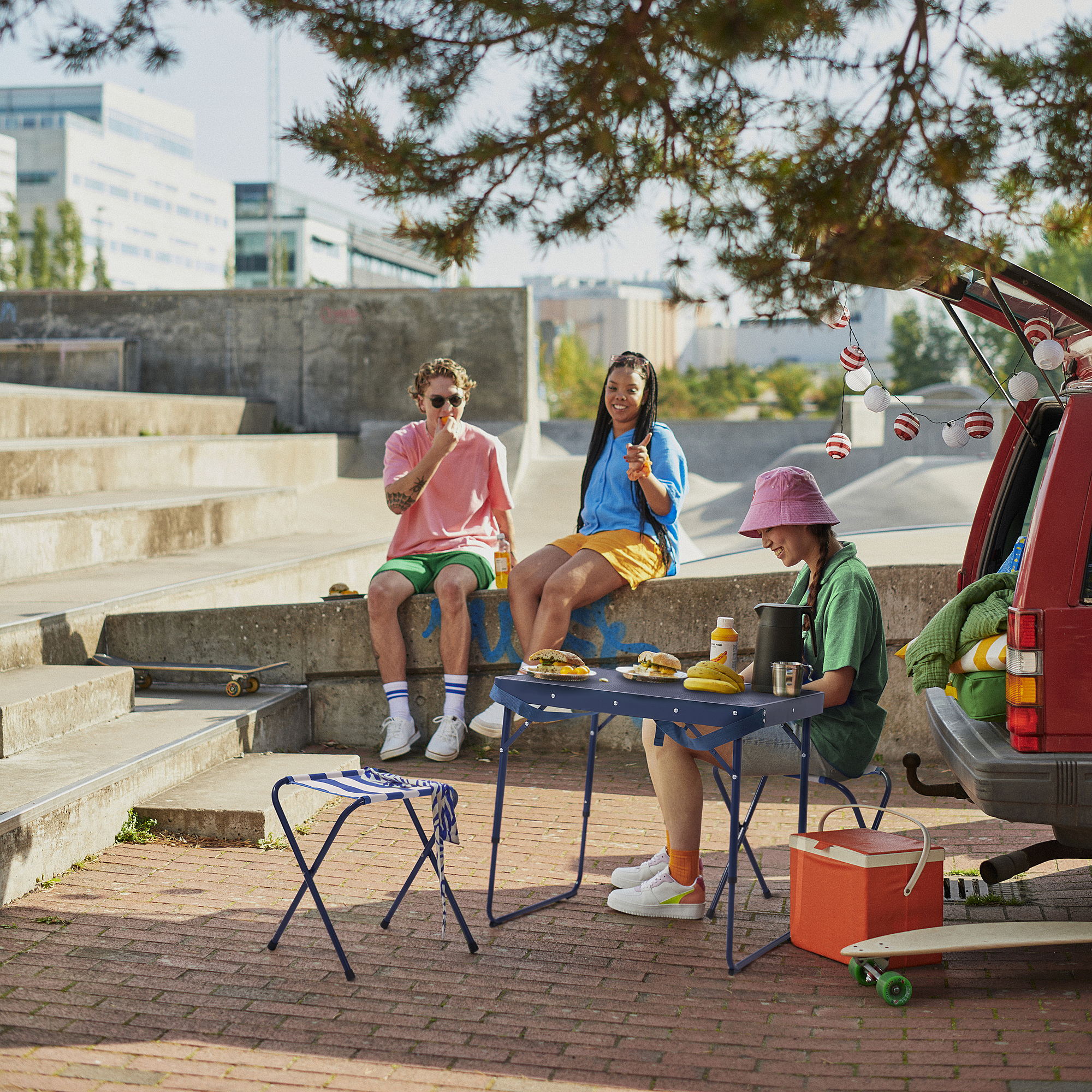 STRANDÖN folding stool