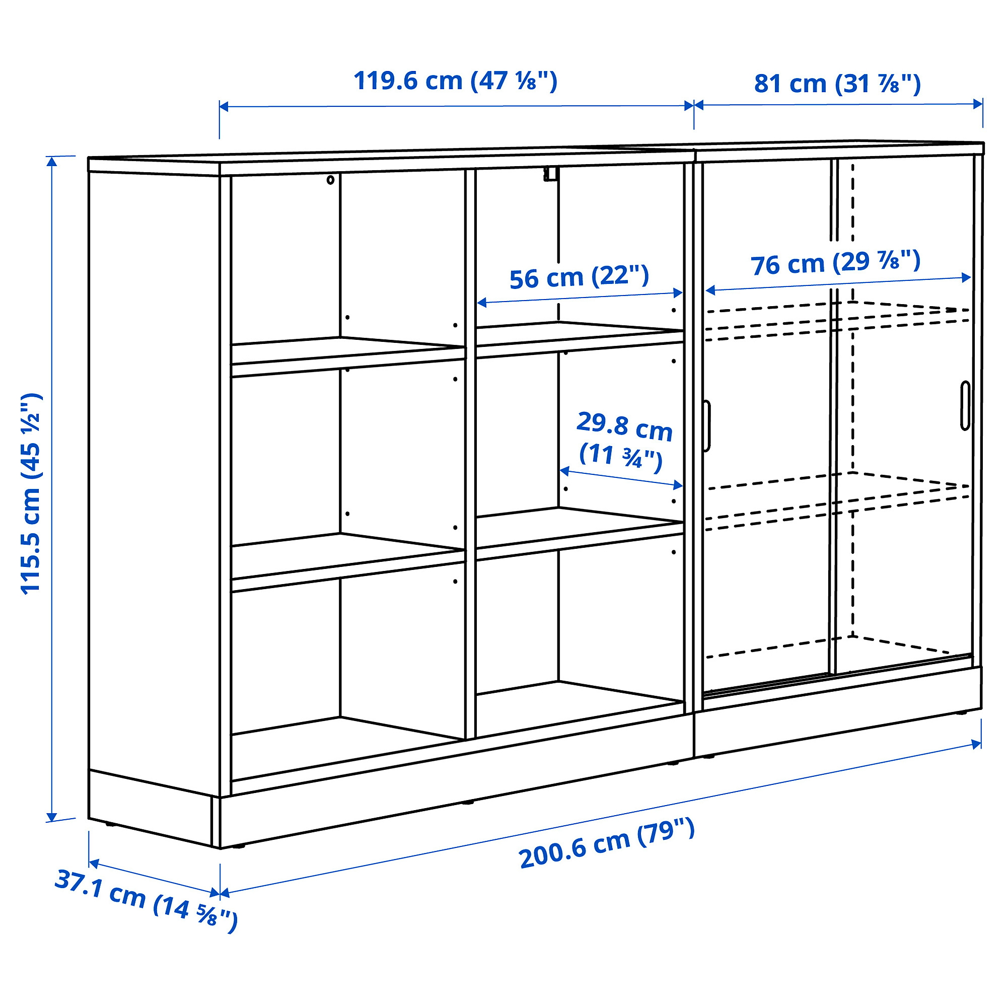 TONSTAD storage combination