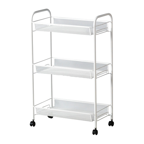 HORNAVAN - 推車, 白色, 26x48x77 公分 | IKEA 線上購物 - PE325984_S4