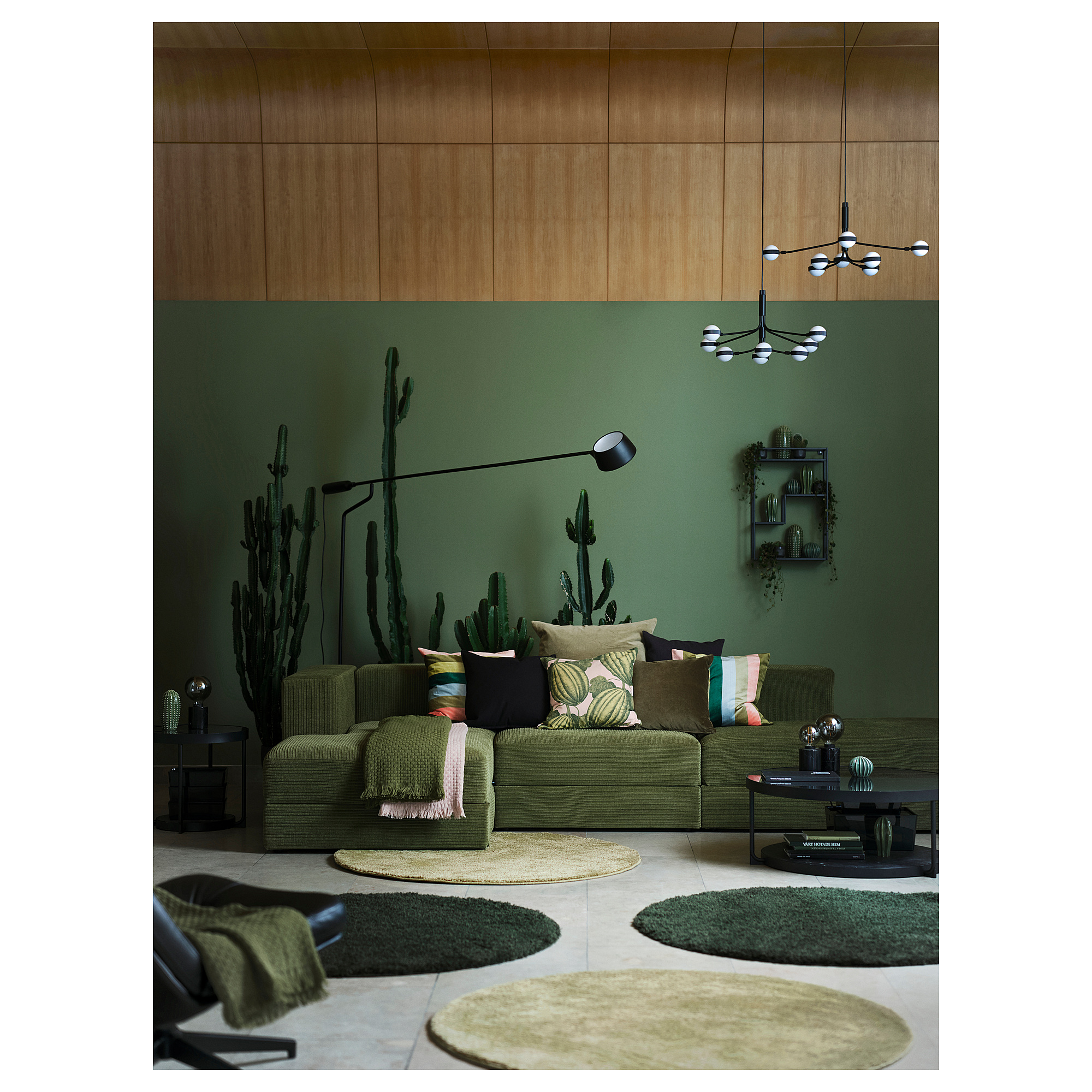 JÄTTEBO 3,5-seat mod sofa w chaise longues