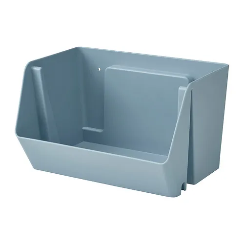 FODERTRÅG - 桌面/牆面收納盒, 灰藍色, 25x18x15 公分 | IKEA 線上購物 - PE958383_S4