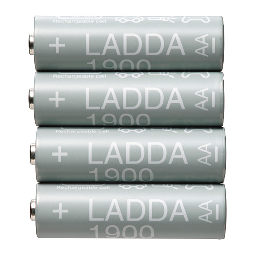 LADDA - 3號電池AA, 充電電池, 1.2V | IKEA 線上購物 - PE810888_S4