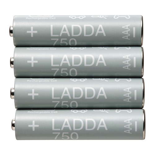 LADDA - 充電電池, HR03 AAA 1.2V | IKEA 線上購物 - PE810889_S4