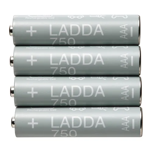 LADDA - 4號電池AAA, 充電電池, 1.2V | IKEA 線上購物 - PE810889_S4
