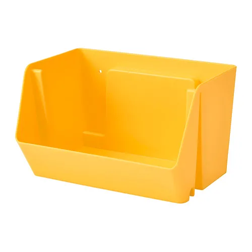FODERTRÅG - 桌面/牆面收納盒, 亮黃色, 25x18x15 公分 | IKEA 線上購物 - PE958413_S4