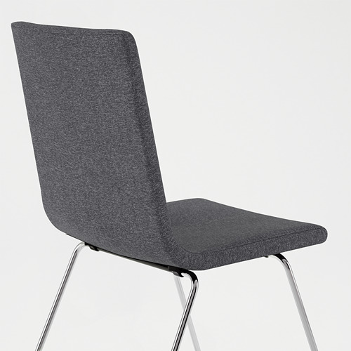 VOLFGANG - chair, chrome-plated/Gunnared medium grey | IKEA Taiwan Online - PE672673_S4