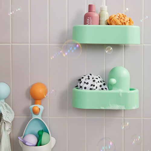 HUMLESJÖN basket with suction cup