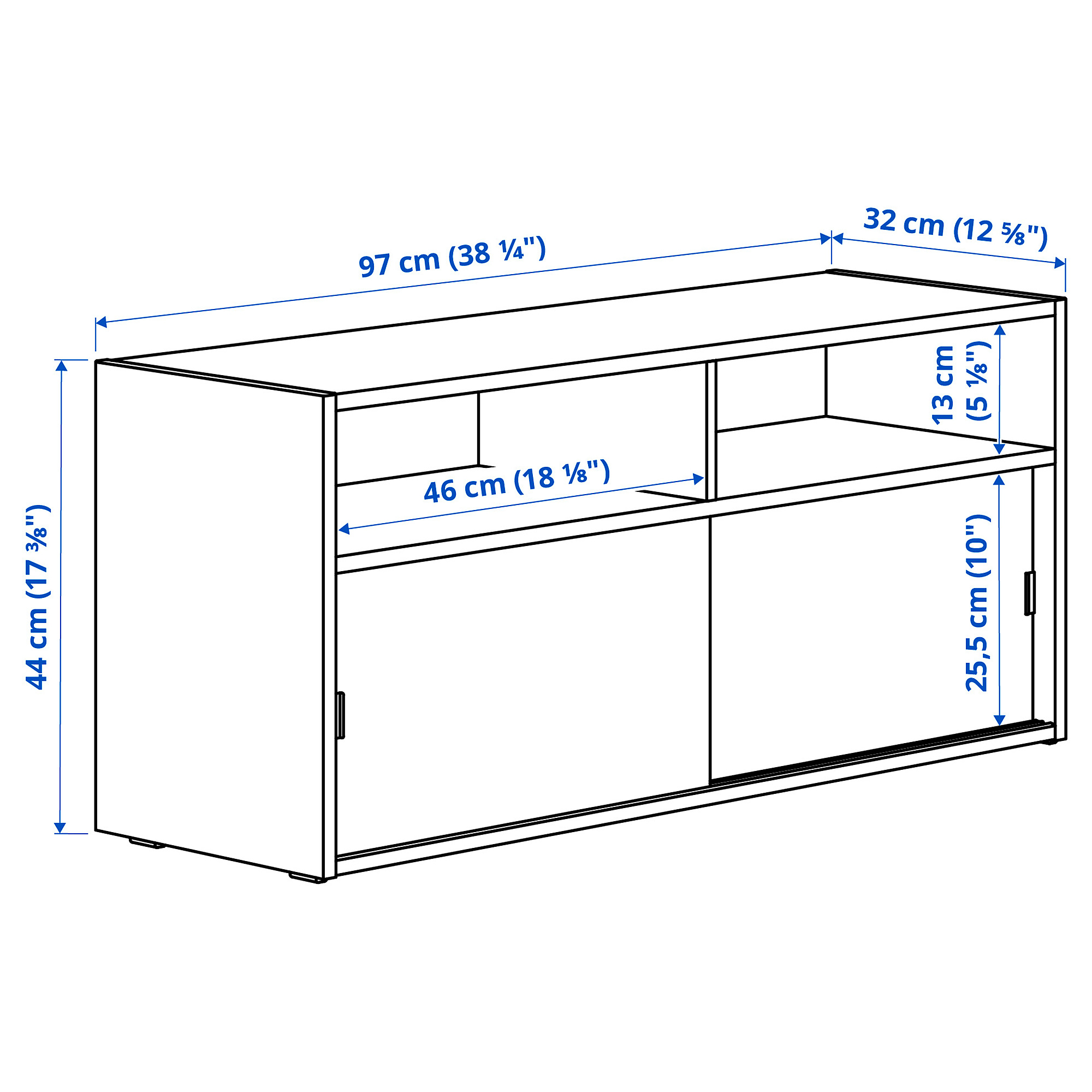 SPIKSMED TV bench