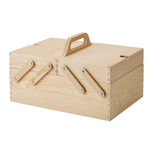 KLÄMMEMACKA - 文具收納盒, 自然色 合板 | IKEA 線上購物 - PE715469_S4