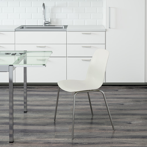 LEIFARNE - chair, white/Broringe chrome-plated | IKEA Taiwan Online - PE595421_S4