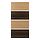 MEHAMN - 4 panels for sliding door frame, dark brown oak effect/oak effect, 100x201 cm | IKEA Taiwan Online - PE996831_S1