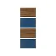 MEHAMN - 滑門, 胡桃木紋/藍色, 75x201 公分 | IKEA 線上購物 - PE996840_S2 