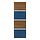 MEHAMN - 4 panels for sliding door frame, walnut effect/blue, 75x236 cm | IKEA Taiwan Online - PE996841_S1