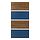 MEHAMN - 4 panels for sliding door frame, walnut effect/blue, 100x201 cm | IKEA Taiwan Online - PE996842_S1