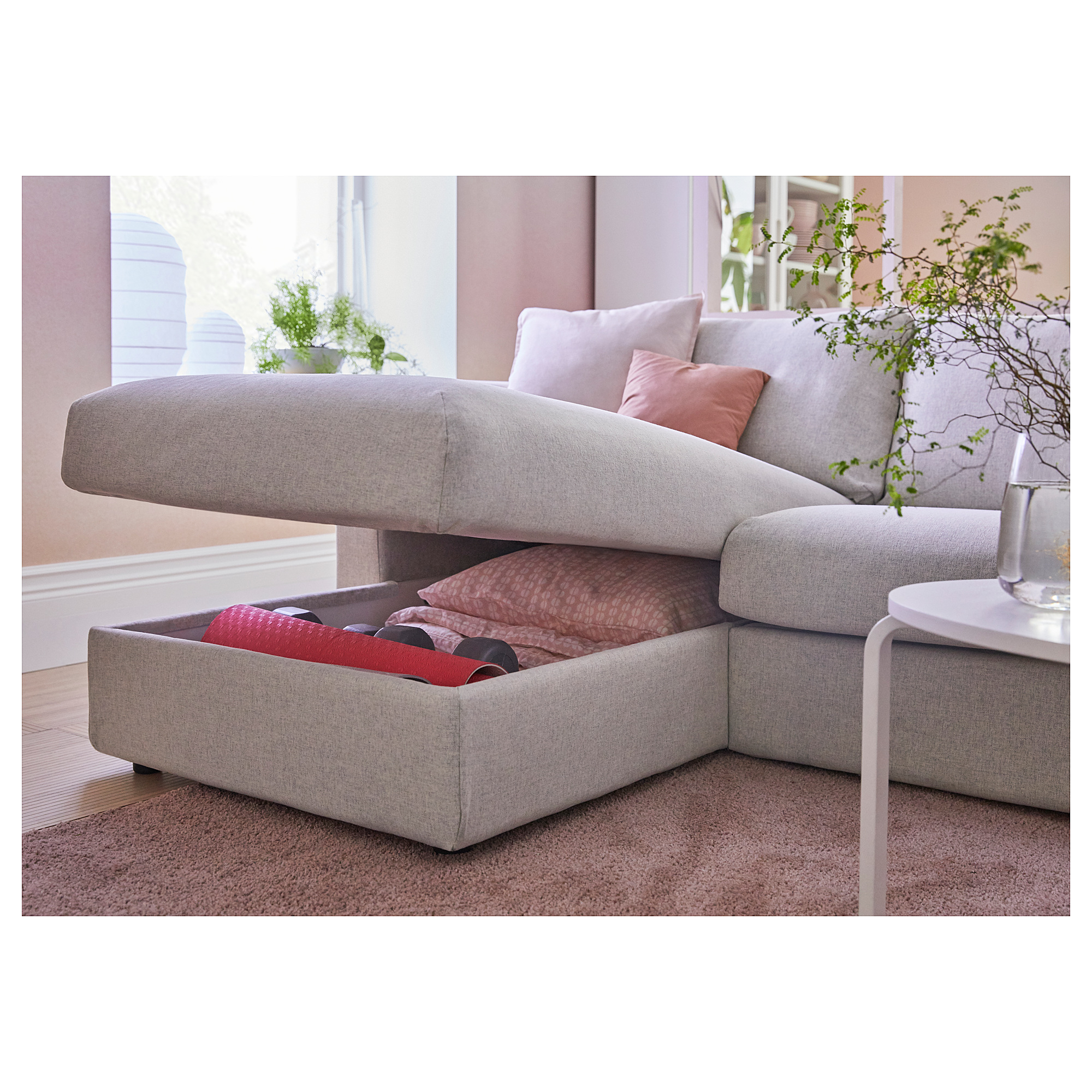 VIMLE 4-seat sofa with chaise longue