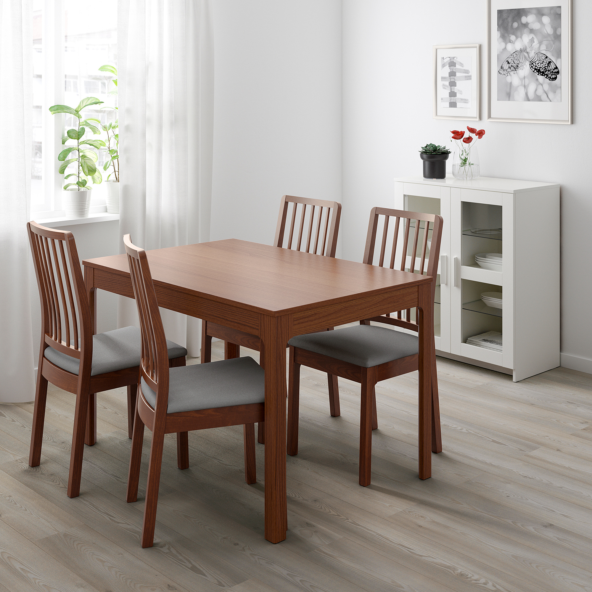 Стол кухонный коричневый. EKEDALEN ЭКЕДАЛЕН раздвижной стол, коричневый, 120/180x80 см. EKEDALEN ЭКЕДАЛЕН раздвижной стол. EKEDALEN ЭКЕДАЛЕН раздвижной стол, белый120/180x80 см. Ikea стул ЭКЕДАЛЕН.