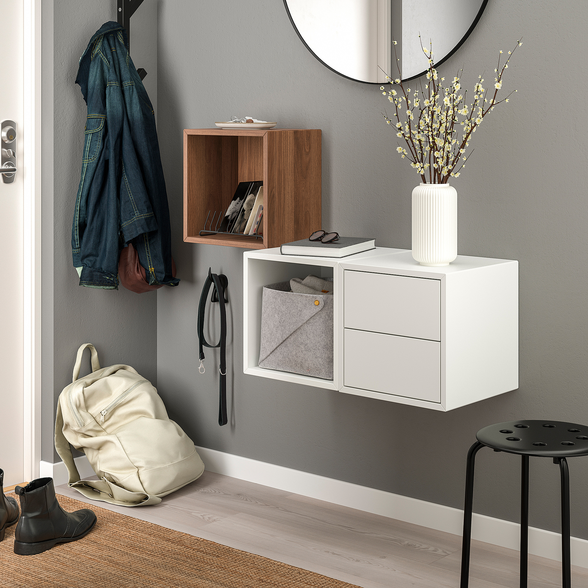 EKET wall-mounted storage combination